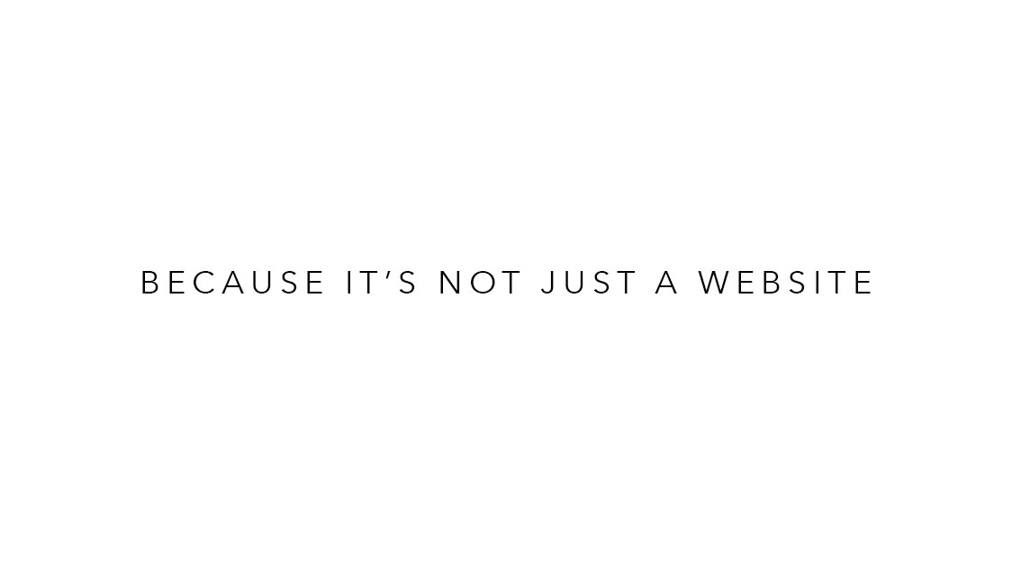 Cloud Mountain Marketing's tagline: Because it's not just a website.